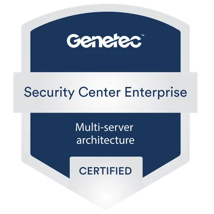 Genetec Security Center Enterprise Multi-server Architecture Certified