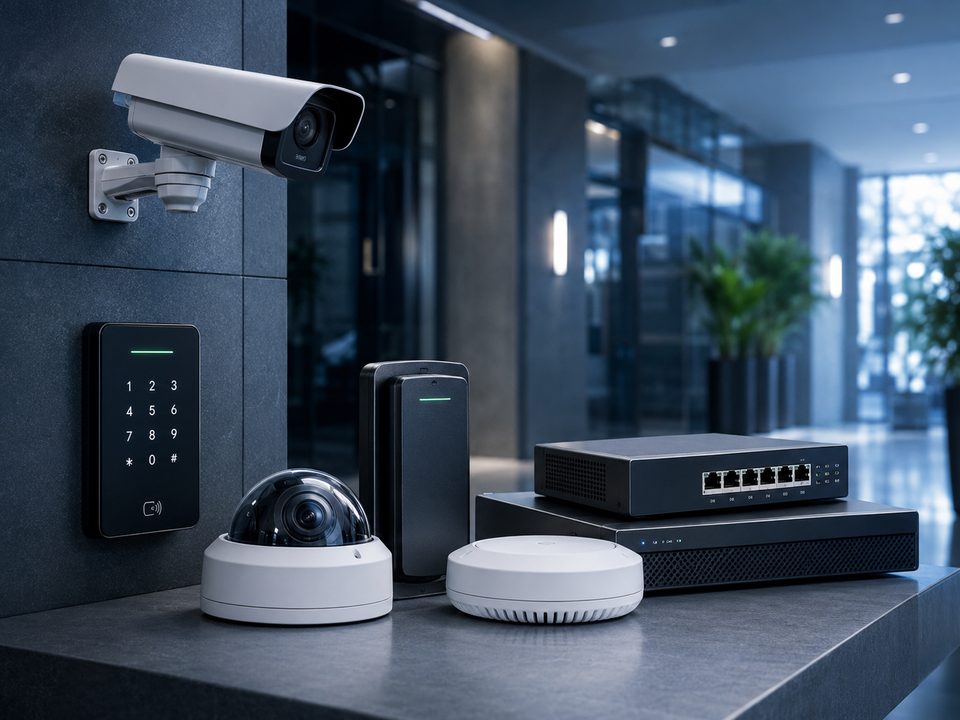 Commercial security camera and monitoring technology