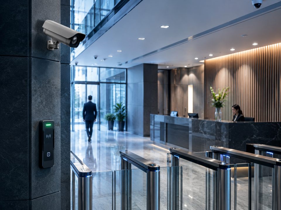 Commercial security systems and building infrastructure